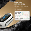 Vibeat Rechargeable Oxygen Meter Finger Pulse Oximeter, Bluetooth Fingertip Blood Oxygen Saturation Monitor with Pulse Rate, Batteries and Lanyard Included, Free APP