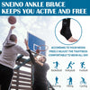 SNEINO Ankle Brace for Women & Men - Ankle Brace for Sprained Ankle, Ankle Support Brace for Achilles, Tendon, Sprain, Injury Recovery, Lace up Ankle Brace for Running, Basketball, Volleyball (Medium)