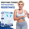 Lung Trainer | Breathing Trainer for Lung Strength | Adjustable Resistance Lung Exerciser for Respiratory Muscle Training | Boost Endurance Performance and Respiratory Fitness (Transparent) AIR-EZE