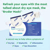 Bruder Moist Heat Eye Compress | Microwave Activated | Fast Acting and Effective Relief for Dry Eye and Other Eye Irritation