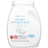 Amazon Basics Laundry Detergent Pacs, Hypoallergenic, Free & Clear, 120 Count (Previously Solimo)