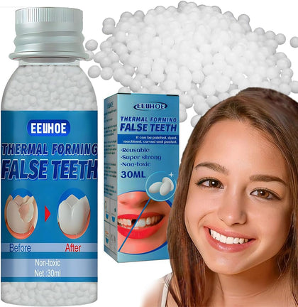 Fake Teeth Repair Kit, Provisional Fake Teeth Replacement Kit for Provisional Restoration ?100% New 30Ml -1 Bottle?