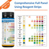 Reagent Strips for Urinalysis-14 Full-Panel Check-Up Urine Test Strips 120ct,SG, Urinalysis Testing Kit for pH, BLO, Prot, Ket, SGR, CRE, Bil, VIT C, UTI, More