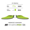 Superfeet All-Purpose Support High Arch Insoles (Green) - Trim-To-Fit Orthotic Shoe Inserts - Professional Grade - Men 9.5-11 / Women 10.5-12