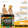 Vitamax Hemp Gummies - Great for Peace & Relaxation - 2,500,000 - Natural Fruit Flavors Tasty Relief - Made in USA - Relaxing Gummies - 100ct