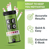 Ketone Test Strips, 100 Keto Test Strips for Keto, Low Carb Diet - Urine Test Strips, Ketosis Test Strips Urine, Keto Strips, Ketone Urinalysis Test Strips, Ketones Test Kit - Free eBook - JNW Direct