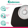 Adamson A25W Medical-Grade Scales for Body Weight - Up to 400 LB - New 2024 - Anti-Skid Rubber Surface Extra Large Numbers - High Precision Bathroom Scale Analog - Durable with 20-Year Warranty