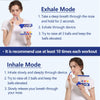 Home Use Breathing Exercise Device for Lungs, Lung Exerciser Device with Adjustable Volume Measurement (300cc/sec - 1600cc/sec) - Inhalation and Exhalation Modes