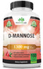 NaturaLife Labs A Higher Standard D-Mannose 1,300 mg with Cranberry Extract Fast-Acting, Flush Impurities, Urinary Tract Health- 100 Veggie Capsules