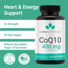 Luma Nutrition CoQ10 400mg Softgels - Premium Coenzyme Q10 - Co Q-10 200mg Softgel / 400mg Per Serving - 60 Liquid Softgels