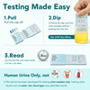 10 Pack Easy@Home 5 Panel Instant Drug Test Kits - Testing Marijuana (THC), COC, OPI 2000, AMP, BZO - Urine Dip Drug Testing - #EDOAP-754