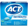 ACT Dry Mouth Soothing Mint Lozenges 18 ea ( Pack of 4)