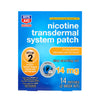 Rite Aid Nicotine Transdermal System Patch, Step 2, 14mg - 14 ct, Nicotine Patches Step 2 | Quit Smoking, Quit Smoking Aid | Nicotine Patch | Bonus Behavioral Support Program Information Included