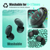 Ear Plugs for Sleeping Noise Reduction, Beinkap Reusable Earplugs Hearing Protection for Focus, Study, Work - 6 Pair Eartips in S/M/L - Flexible Silicone Soft - 35dB Noise Cancelling with Storage Case