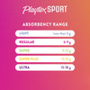 Playtex Sport Tampons, Super Absorbency, Fragrance-Free - 48ct