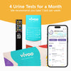 Vivoo | The #1 Urine Test Strips & Keto Strips with App | Advanced Home Tracking for Nutrition, Ketones, Hydration, pH, and More | 1 Month / 4 Tests