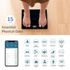 NUTRI FIT Bathroom Weighing Scale for Body Weight and Fat, Digital Smart Scale with Bluetooth, Body Composition Watchers with APP for BMI, Muscle, Weight Loss, Max 150kg/330lb