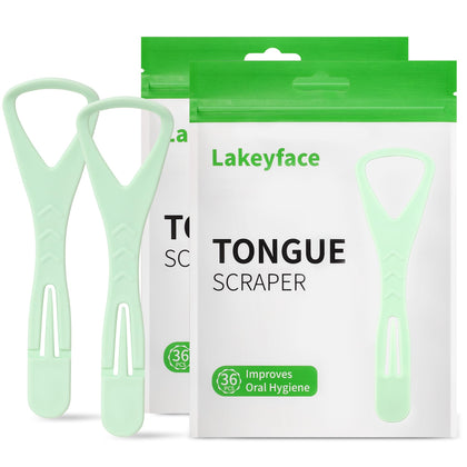 72 Counts Tongue Scrapers, BPA Free Tongue Cleaner Scrapers for Adults & Kids, Plastic Tongue Scrubber with Zipper Bag Great for Oral Hygiene,Easily Fresh Breath On The Go