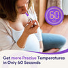 Easy@Home Basal Body Thermometer: BBT for Fertility Prediction with Memory Recall- Accurate Digital Basal Thermometer for Temperature Monitoring with Premom App - EBT-018