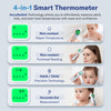 Alcedo Forehead and Ear Thermometer for Adults, Kids, and Baby | Digital Infrared Thermometer for Fever | Touchless, Instant Read, Medical Grade | Pouch and Batteries Included