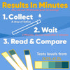 Prime Screen Saliva Alcohol Test Strip, High Accurate Home Test, Result in 2 Minutes - 10 Tests