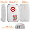 911 Help Now - No Monthly Fees Ever - One-Touch Direct Connect, Emergency Communicator Pendant Medical Alert - White