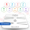 INEVIFIT Body-Analyzer Scale, Highly Accurate Digital Bathroom Body Composition Analyzer, Measures Weight, Body Fat, Water, Muscle, BMI, Visceral Levels & Bone Mass for 10 Users. Includes Batteries