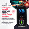 Smart Med Alert - Elderly Cellular Medical Alert Device | Wearable Panic Button Necklace | Medical Alert Systems for Seniors | Water Resistant with Built-in Fall Detection for Better Quality of Life