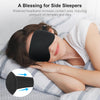 Gritin 100% Blackout Sleep Eye Mask for Women Men, Zero Eye Pressure Sleeping Mask - Ergonomic Design 3D Cutout Eye Movement and Eyelash Friendly Night Blindfold, Ultra Soft & Comfortable for Sleeping