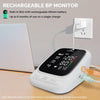 Blood Pressure Monitor Upper Arm Automatic Talking Blood Pressure Cuff, Rechargeable Blood Pressure Machine for Home Use Digital Led Display, Adjustable 8.7