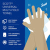 Scott® Multifold Paper Towels (01840), with Absorbency Pockets™, 9.2