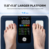 GE Smart Scale for Body Fat: Weight Scales with BMI Muscle Mass Button Function 500lbs Digital Bathroom Scales Body Composition Monitor 11.8