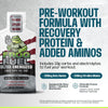 Frog Fuel Ultra Energized Pre Workout Shot & Energy Gel, 80mg Caffeine, 1500mg Beta Alanine, Electrolytes 8g Protein Nano-Hydrolyzed Grass Fed Collagen, 10g Carbs, Berry, 1.2 oz Packets, 24 Pack