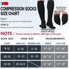 +MD 4 Pairs Compression Socks (15-20mmHg) for Women & Men - Cushion Knee High Socks for Running, Medical, Athletic, Nurses, Travels, Edema, Anti-DVT, Varicose Veins, Shin Splints 4Black 9-11