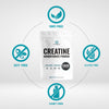 Creatine Monohydrate Powder 300 Grams (60 Servings), Unflavored | Pure | Micronized Creatine Powder, 5000mg(5g) Per Serving, 2 Month Supply, Vegan | Keto, Non-GMO, No Filler, No Additives