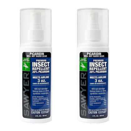 Sawyer Products SP5432 Picaridin Insect Repellent Spray, 20%, Pump, 3-Ounce, (Pack of 2) (Packaging may vary)