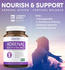 Adrenal System Support & Cortisol Manager (2 Month Supply) Powerful Ashwagandha & L-Tyrosine Fatigue Supplement - Maintain Balanced Cortisol Levels, Health, & Stress Relief - Non-GMO - 60 Capsules