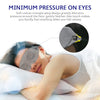 Mavogel Cotton Sleep Mask - Updated Design Light Blocking Sleep Eye Mask, Soft and Comfortable Night Sleeping Mask for Men Women, Eye Blinder for Travel/Sleeping, Includes Travel Pouch, Grey