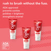 hello Kids Natural Wild Strawberry Toothpaste with Fluoride, SLS Free, ADA Accepted, Ages 2+, Vegan, 4.2 Ounces (3 Pack)