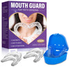 Mouth Guard for Grinding Teeth at Night, Upgraded Night Guard Mouth Guard for Sleeping Stop Bruxism and Teeth Clenching with Hygiene Case