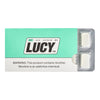 Lucy Nicotine Gum 2mg, 100 Count [Spearmint], Nicotine Alternative - High Purity, Great Taste, Pure 2 mg Nicotine | Discreet & Great On-The-Go