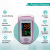 Pulse Oximeter Fingertip, Oxygen Monitor and Pulse Ox, Heart Rate and Fast SpO2 Reading Oxygen Meter with Large LED Screen, Lanyard Included(Sports & Aviation Use Only)