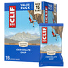 Clif Bar - Chocolate Chip - Made with Organic Oats - 10g Protein - Non-GMO - Plant Based - Energy Bars - 2.4 oz. (15 Pack)