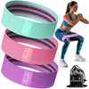 Fabric Resistance Bands for Working Out - Exercise Bands for Women and Men, Booty Bands for Legs and Butt, Yoga, Pilates, Rehab, Fitness and Home Workout