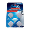 Finish Dishwasher Cleaner Tablets, 4 count, Hygienically Cleans Hidden Grease, Use in Normal Cycle, 4 Month Supply