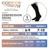 Copper Fit 1 Pair, Black, Large/X-Large