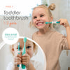 Cherish Baby Care Award-Winning Baby Toothbrush Set (3-24 Months) - Baby Finger Toothbrush, Training Toothbrush & Toddler Toothbrush - BPA-Free Infant Toothbrush Set, Baby First Toothbrush Set (Teal)