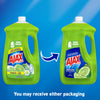 Ajax Ultra Liquid Dish Soap, Lime Scent + Vinegar, 90 Fluid Ounce