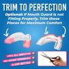 HONEYBULL Mouth Guard for Grinding Teeth [6 Pack - Mixed] Comes in 2 Sizes for Light and Heavy Grinding | Comfortable Custom Mouth Guard for Clenching Teeth at Night, Bruxism, Whitening Tray & Guard