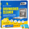 Dishwasher Cleaner Tablets - Lemon-Scented, Heavy Duty Cleaning Descaler Pods for Dish Washer, 12-Month Supply (24 Tablets) - Deep Cleans & Maintains Your Dishwashing Machine for Optimal Performance